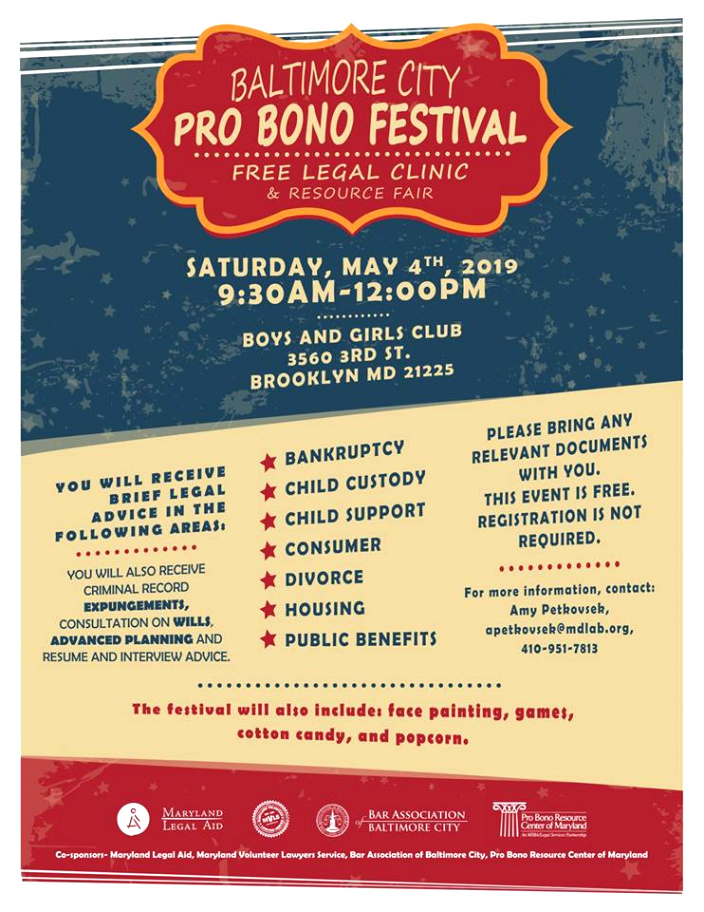 baltimore city pro bono festival