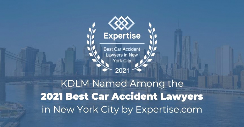 named to 2021 best car accident lawyers in new york city list by expertise