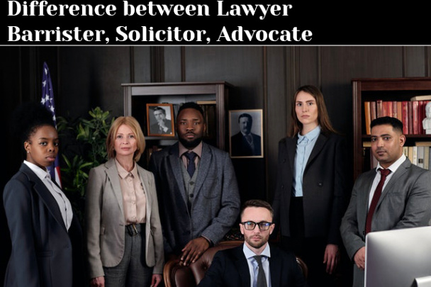 difference between lawyer barrister solicitor advocate