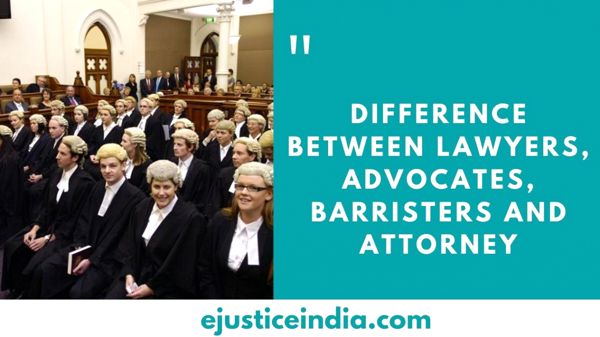 difference between lawyers advocates barristers and attorney