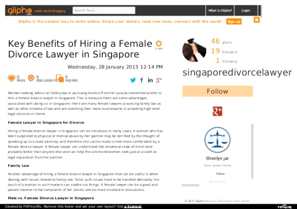 key benefits of hiring a female divorce lawyer in singapore
