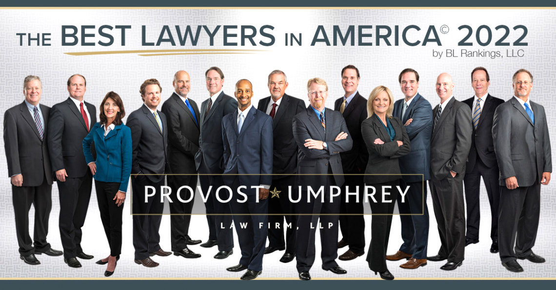 Two Provost Umphrey Attorneys Earn Lawyer of the Year Honors 2022